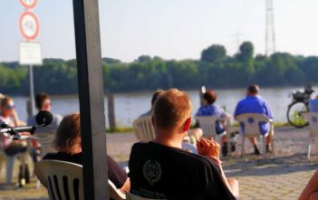 Schöne Plätze am Rhein (2): Das Arschlöksken zwischen Wittlaer und Mündelheim Entspannen am Arschlöksken