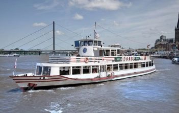 Die MS Düssel zeigt ihre Schokoladenseite